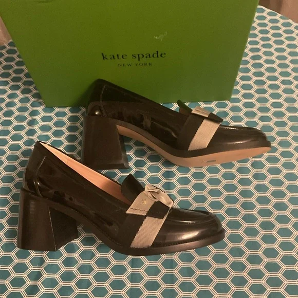 Kate Spade Leandra Black Patent Heels Size 9 Brand New in Box! - Picture 4 of 6